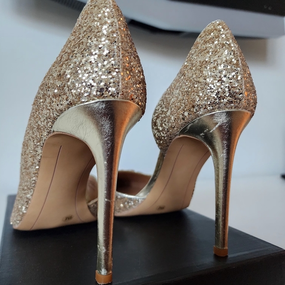 🔥INC International Concept Sparkling Gold Shoes - Picture 12 of 17